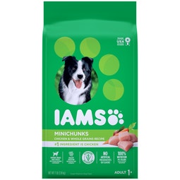 IAMS PROACTIVE HEALTH Adult Dry Dog Food Minichunks Chicken 3.18kg Bag image