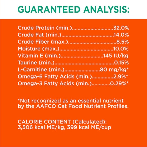 IAMS PROACTIVE HEALTH Hairball Care Adult Dry Cat Food with Chicken & Salmon 1.59kg Bag image 1