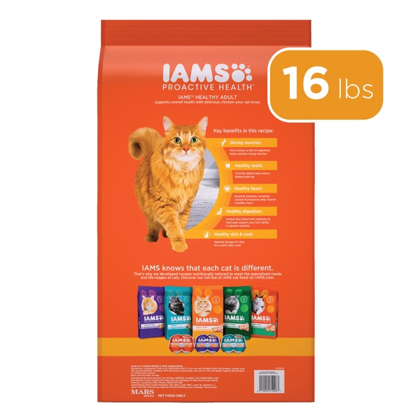 IAMS PROACTIVE HEALTH Adult Dry Cat Food with Chicken 7.26kg Bag image 6