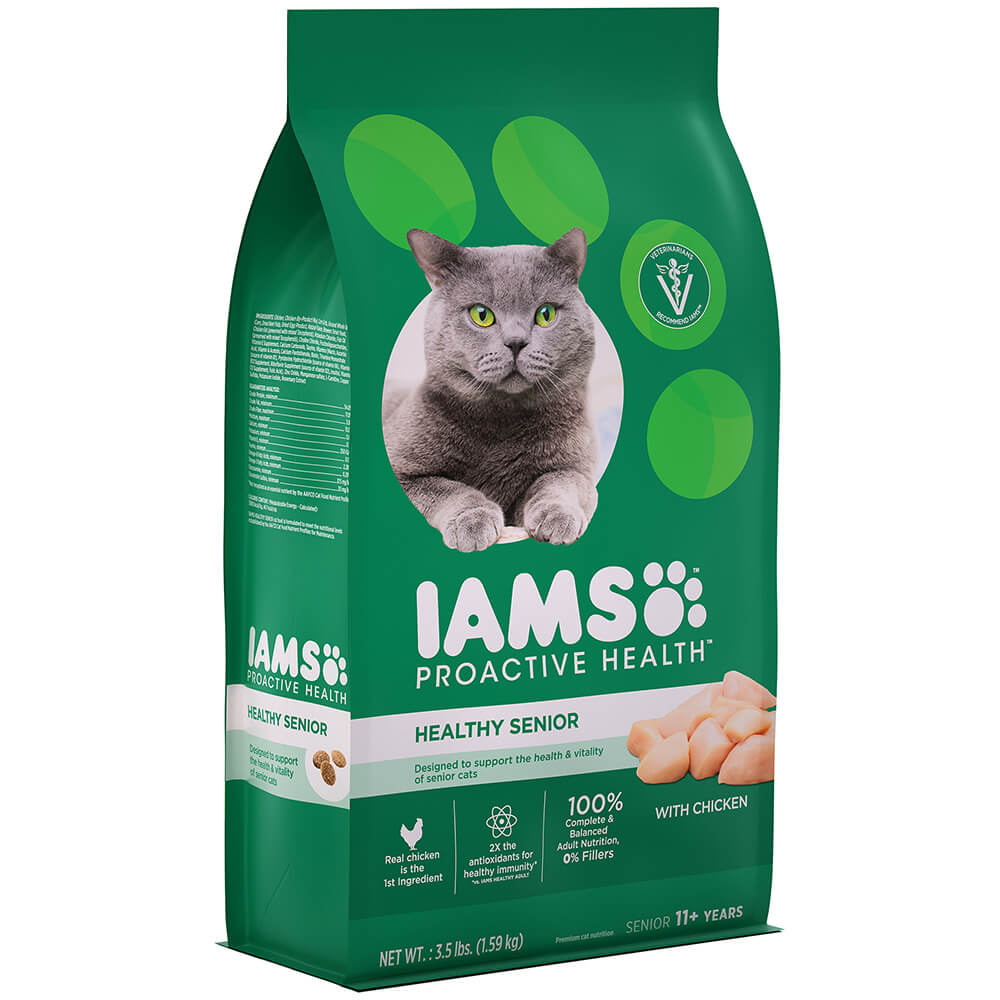 IAMS IAMS PROACTIVE HEALTH Healthy Senior Dry Cat Food with Chicken